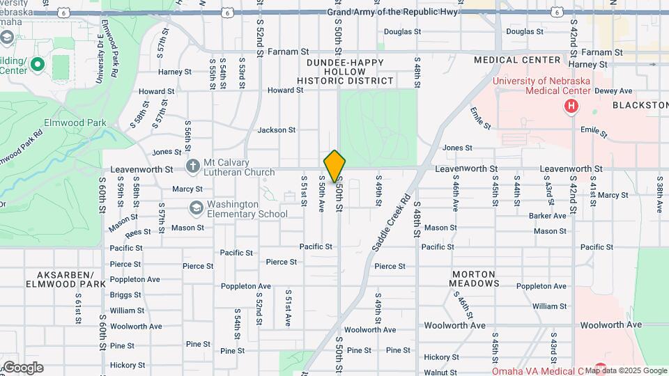 824 S 50th St, Unit 824 Map and Location Details