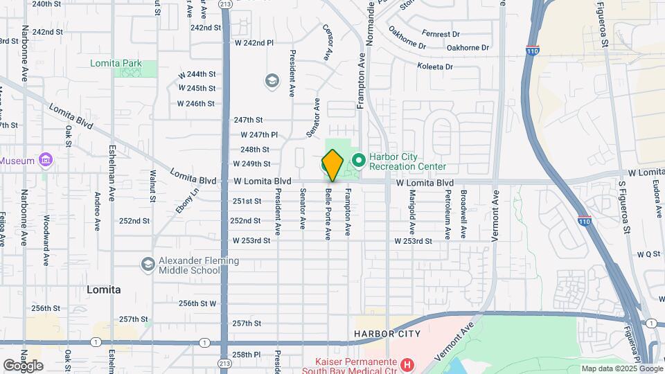 1356 Lomita Blvd Map and Location Details