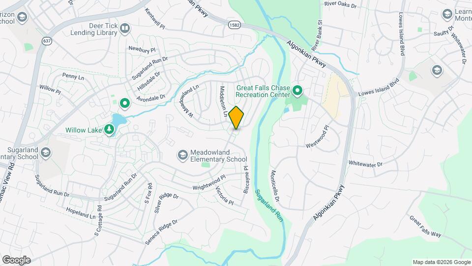 602 Sugarland Run Dr, Unit 203 Map and Location Details