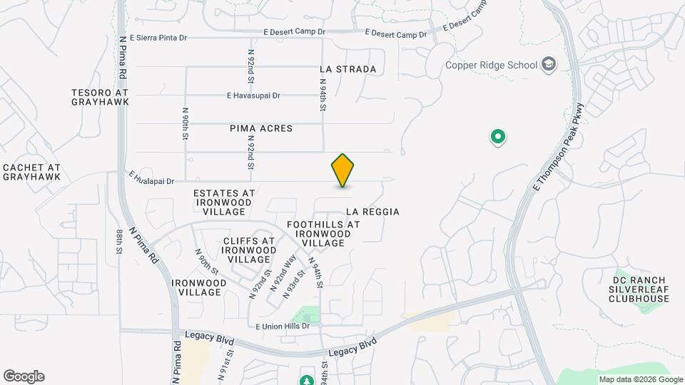 9440 E Palm Tree Dr Map and Location Details