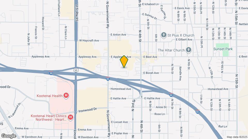 119 E Borah Ave Map and Location Details