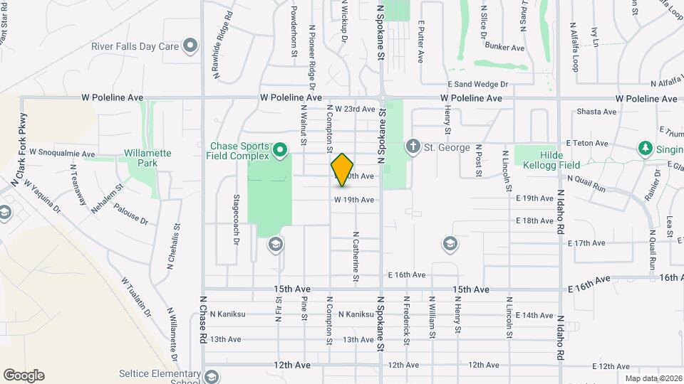 208 W 19th Ave Map and Location Details