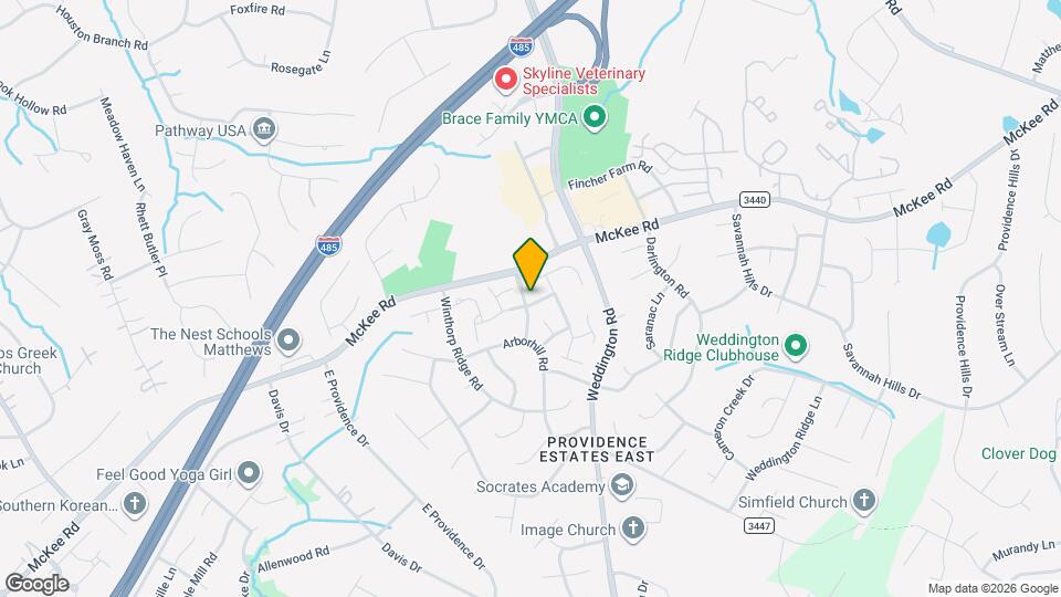 3307 Mannington Dr Map and Location Details