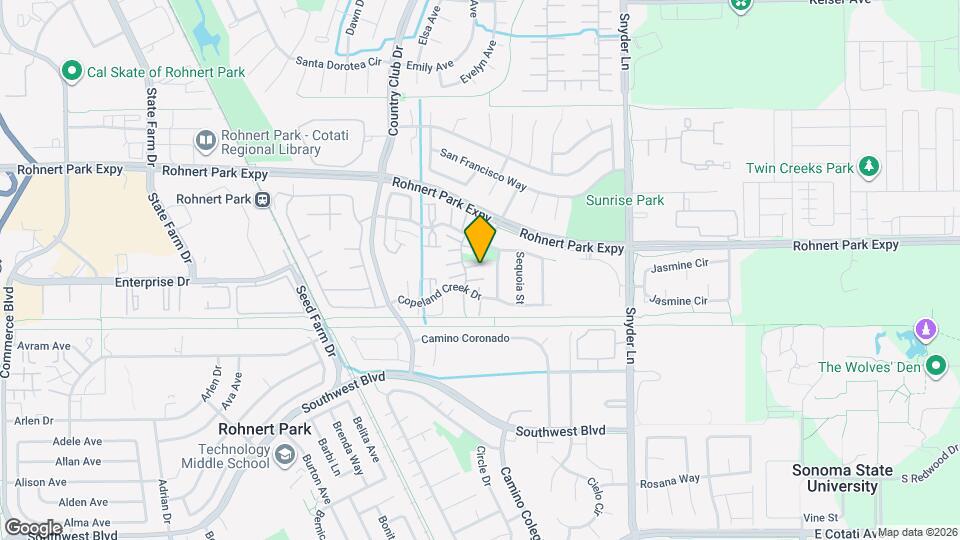 6462 Meadow Pines Ave Map and Location Details