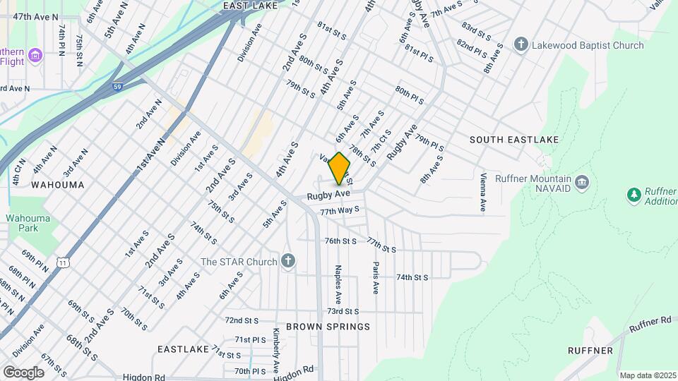 7740 Rugby Ave Map and Location Details