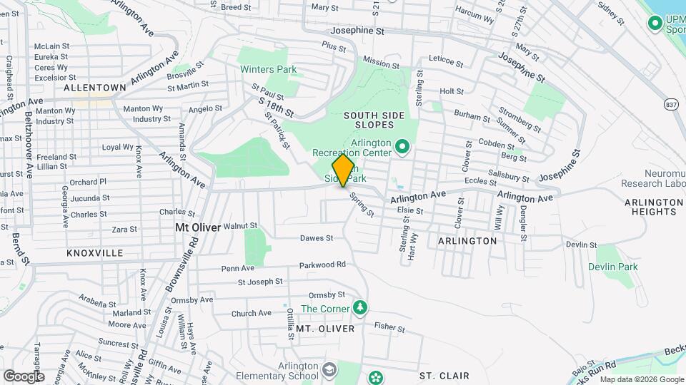 2002 Spring St Map and Location Details