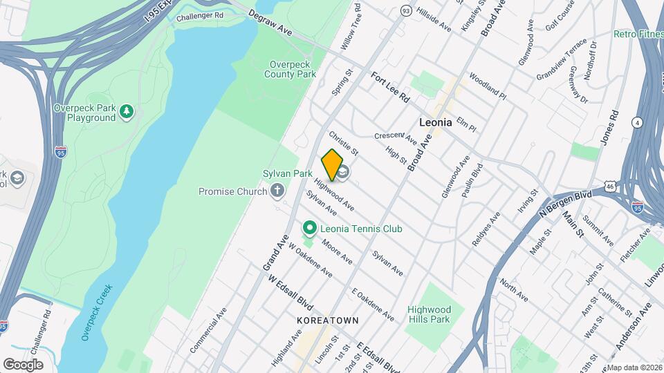 133 Highwood Ave Mapa y Detalles de la Ubicación