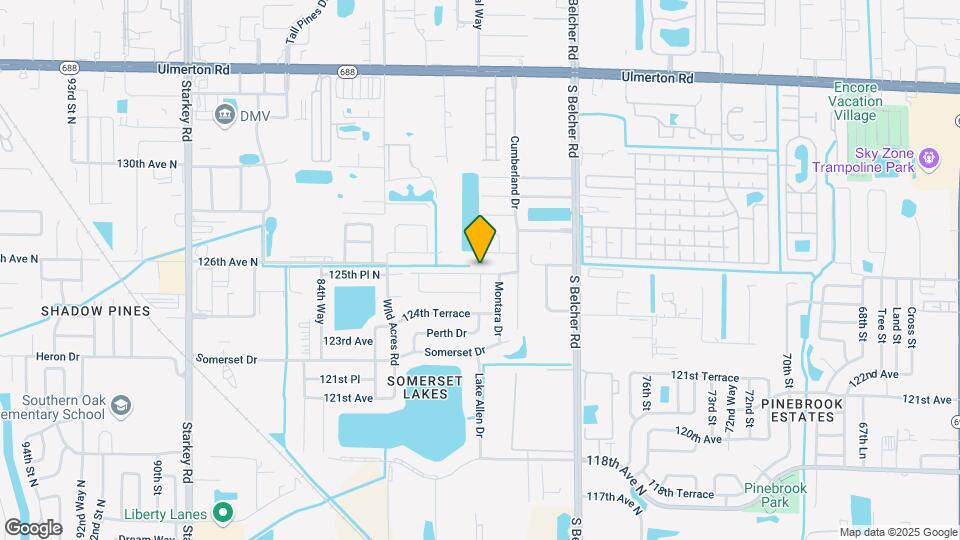 8001 CottonWoode Dr Map and Location Details