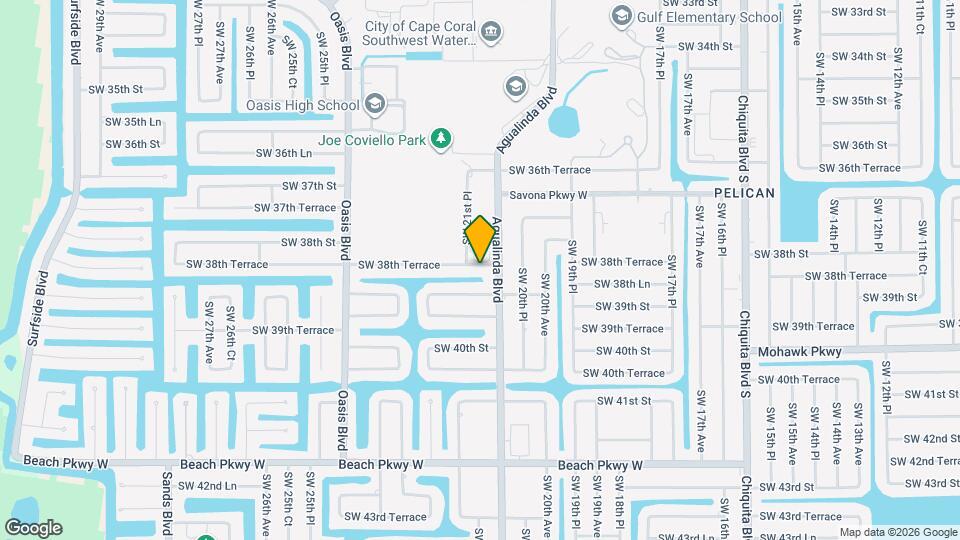 2110 SW 38th Terrace Map and Location Details