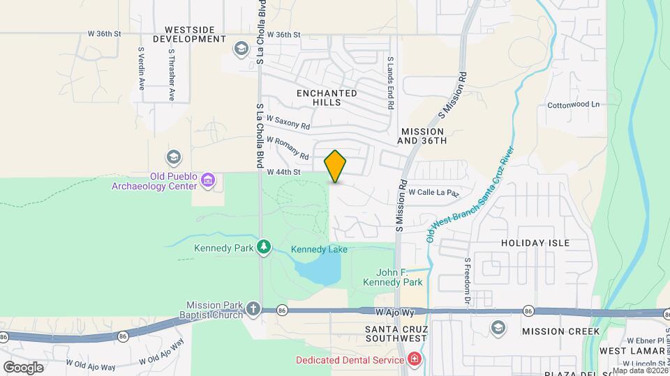 1919 W Calle Guadalajara Mapa y Detalles de la Ubicación