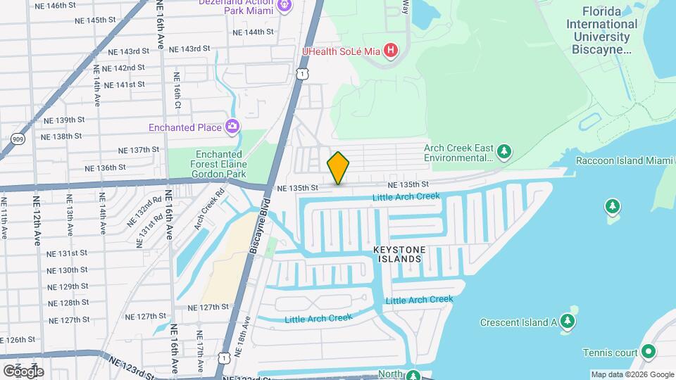 1998 NE 135th St Map and Location Details