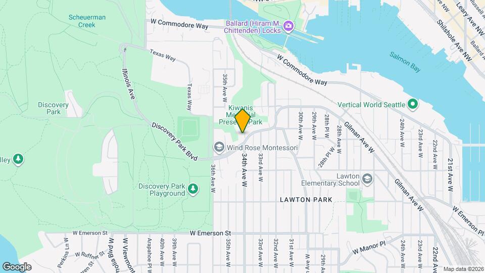 4301 34th Ave W Map and Location Details