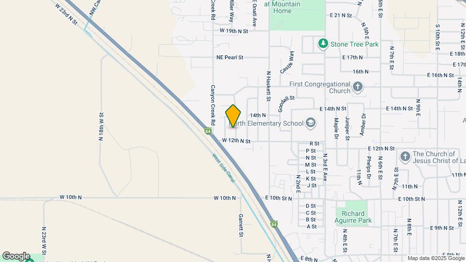 1295-1297 NE del Rio Ave Map and Location Details