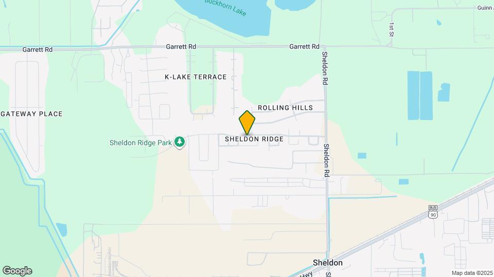 15814 Sheldon Ridge Way Map and Location Details