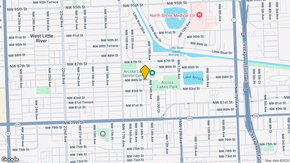 8367 NW 14th Ct-Unit -Back Map and Location Details