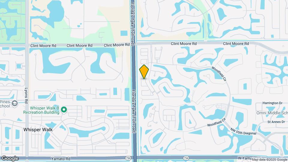 6255 NW 42nd Way Map and Location Details