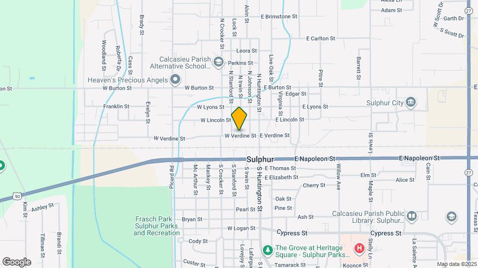 300 W Verdine St Map and Location Details