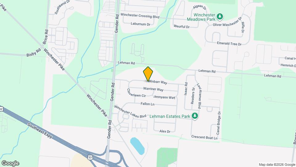 6617 Winbarr Way Map and Location Details