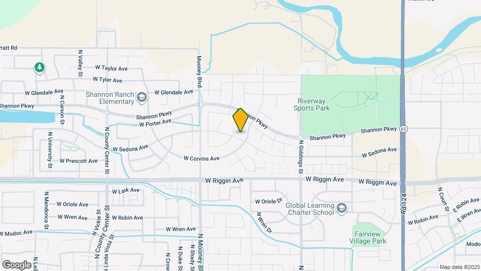 1724 W Sedona Ave Mapa y Detalles de la Ubicación