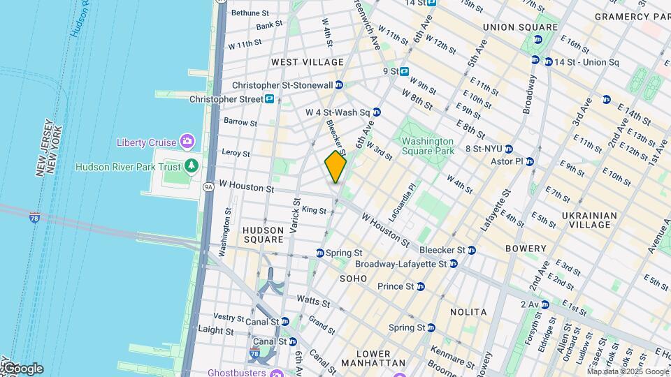 176 West Houston Street Map and Location Details