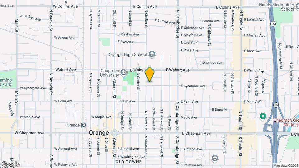 517 E Sycamore Ave Map and Location Details