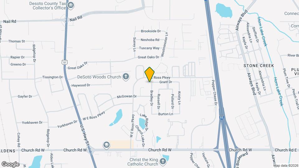 5513 Bradley Dr Map and Location Details