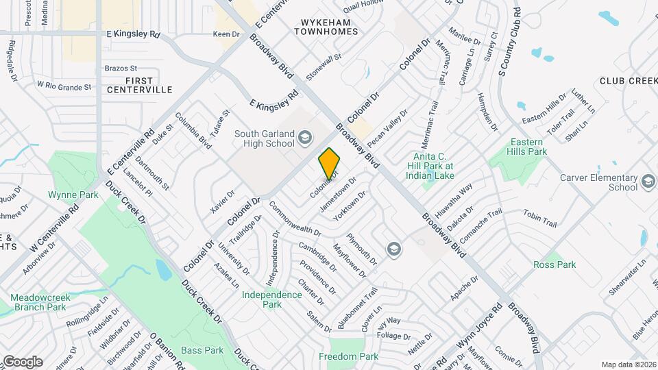 610 Colonial Dr Map and Location Details