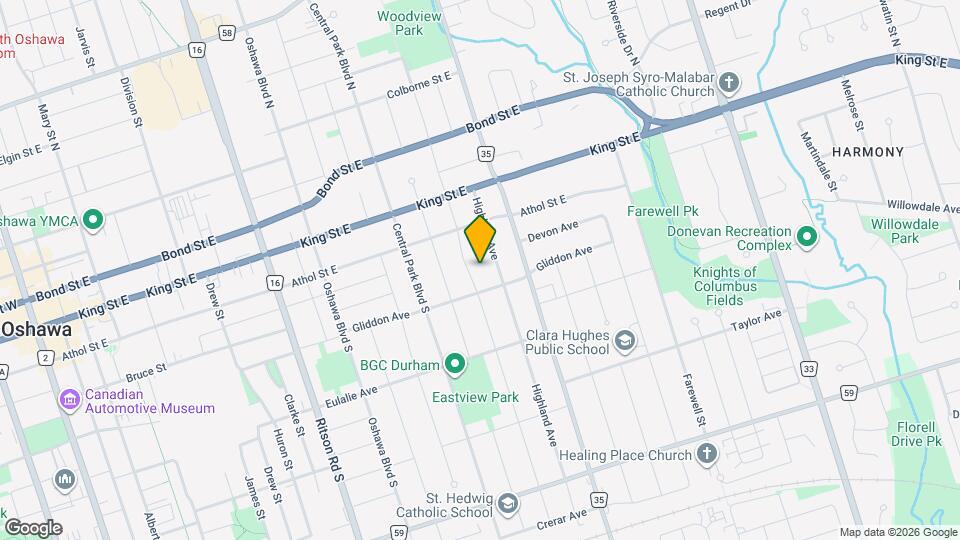 87 Cadillac Ave S Map and Location Details