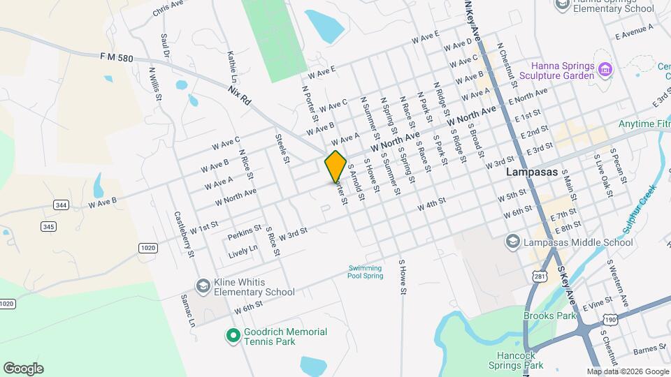 204 S Porter St Map and Location Details