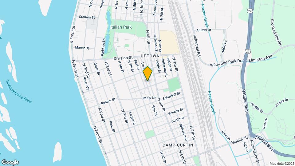 2614 Lexington St Map and Location Details