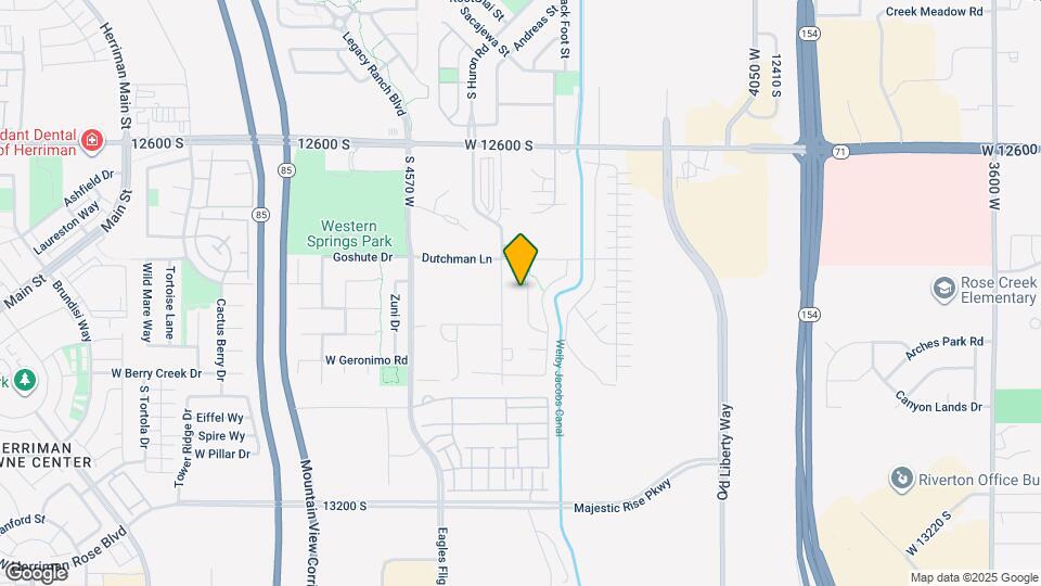 12842 S Maple Springs Rd Map and Location Details