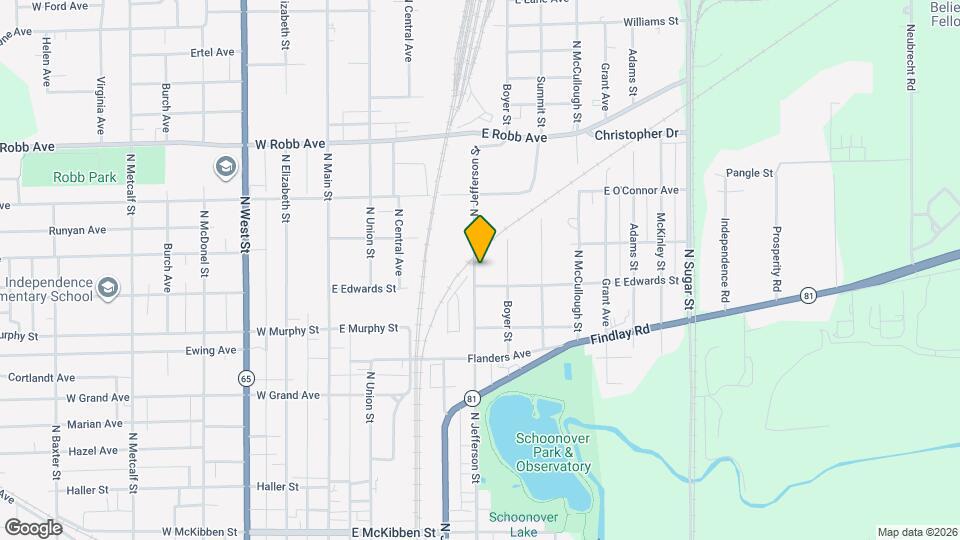 1048 N Jefferson St Mapa y Detalles de la Ubicación