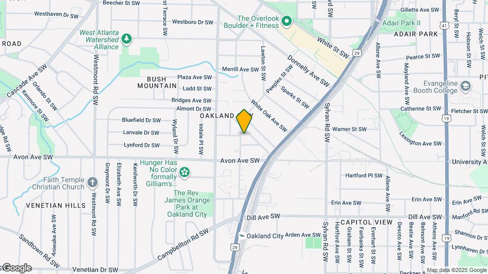 1142 Princess Ave SW Mapa y Detalles de la Ubicación