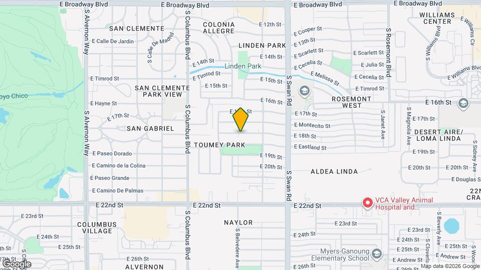4502 E 18th St Map and Location Details