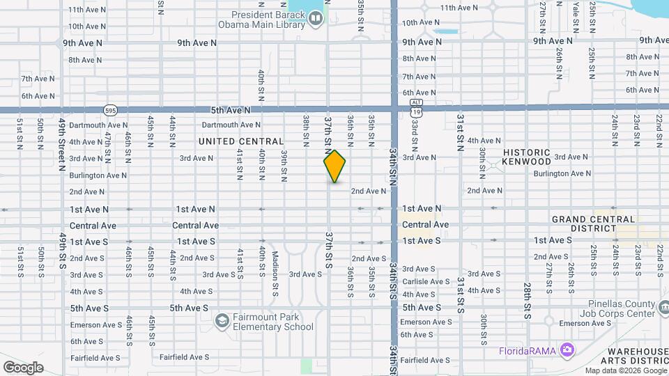 3653 2nd Ave N Map and Location Details