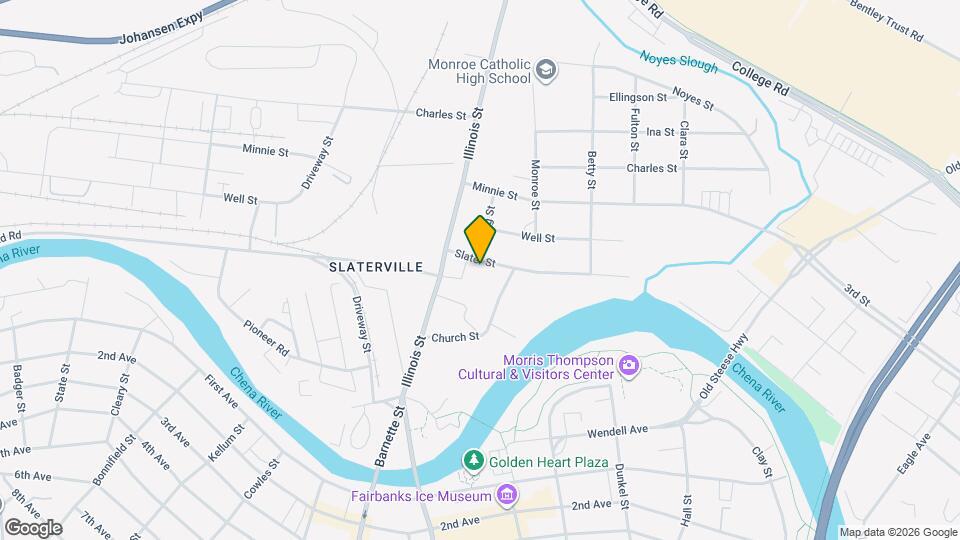 401 Slater St Map and Location Details