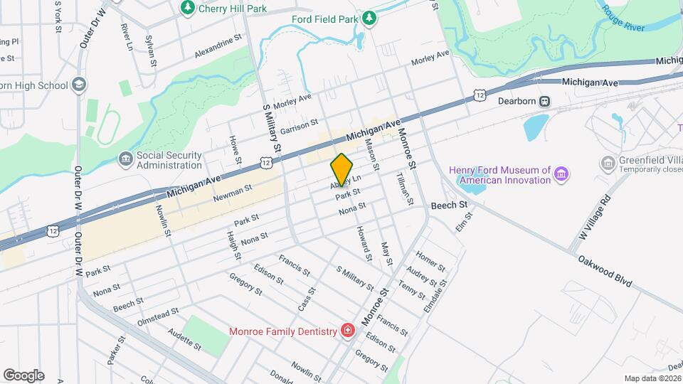 22216 Park St Map and Location Details