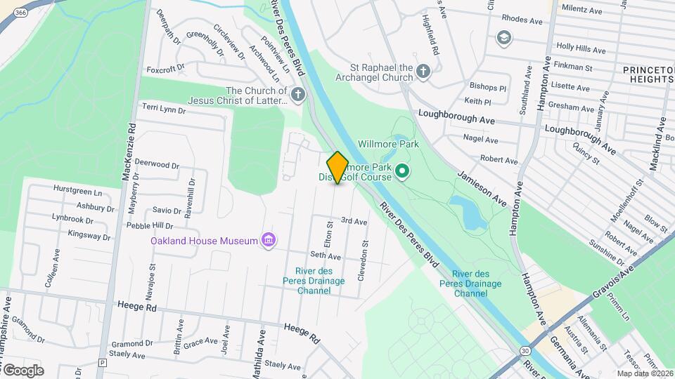 7612 Elton St Map and Location Details