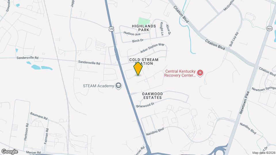 860 Hidden Stream Dr Map and Location Details