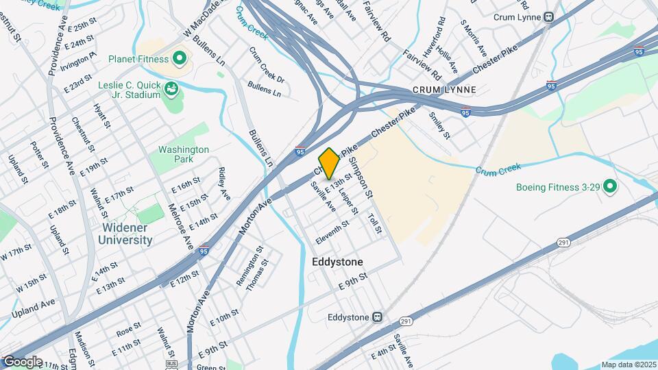 1312 E 13th St Map and Location Details