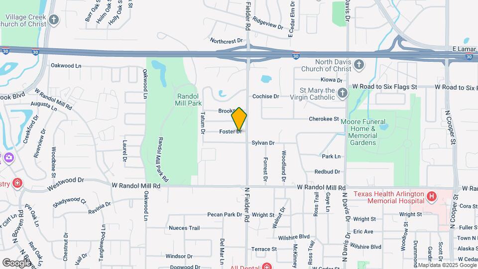 1704 Foster Dr Map and Location Details