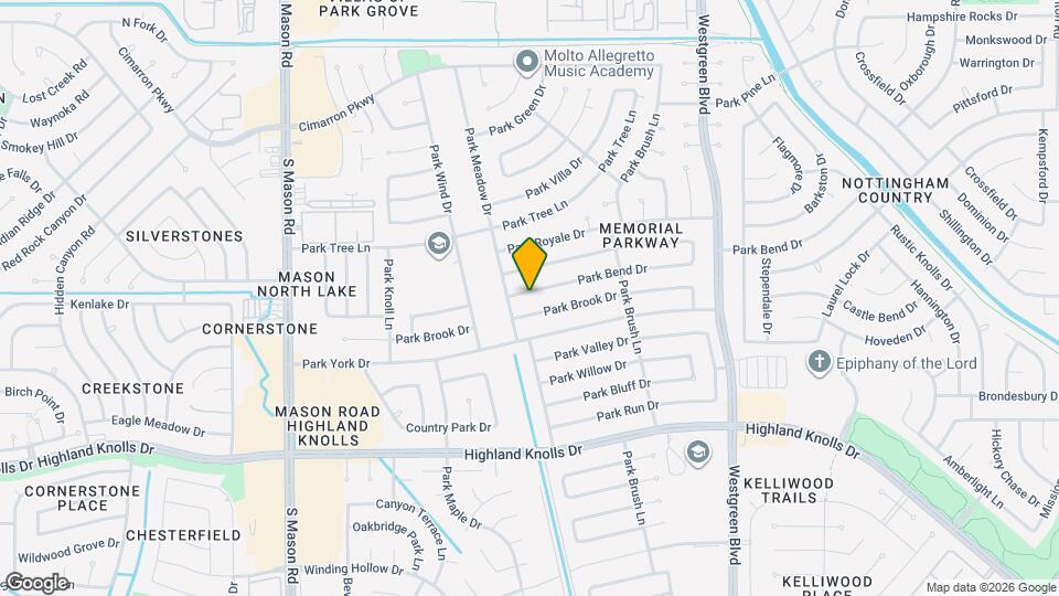 21431 Park Bend Dr Map and Location Details