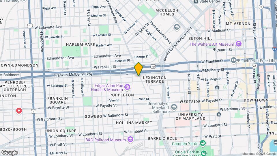 306 N Fremont Ave Map and Location Details