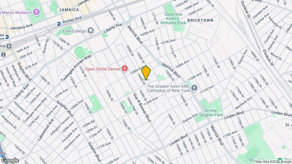 164-35 109th Ave Map and Location Details