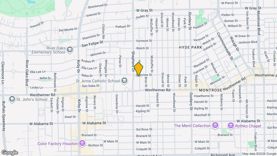2408 Huldy St Map and Location Details