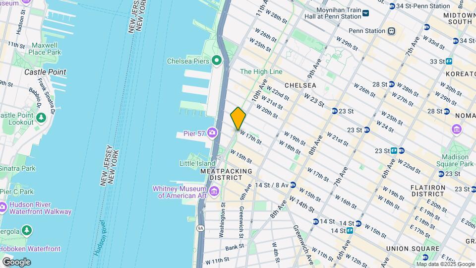 450 W 17th St Mapa y Detalles de la Ubicación