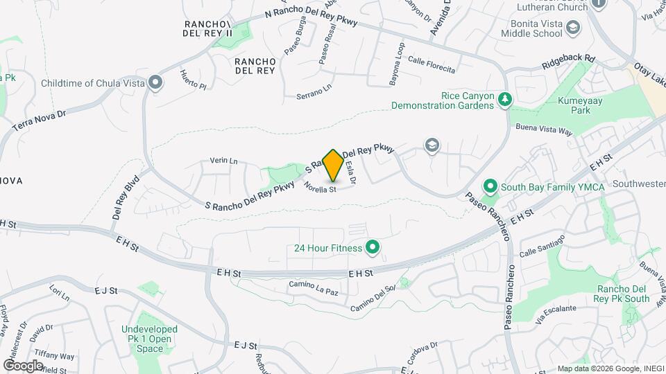 951 Norella St Map and Location Details