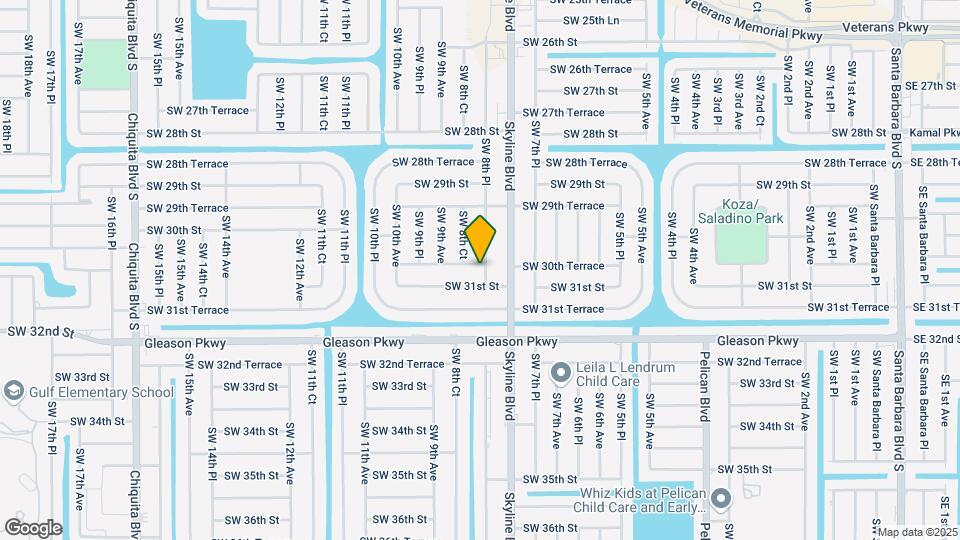 3024 SW 8th Pl Map and Location Details