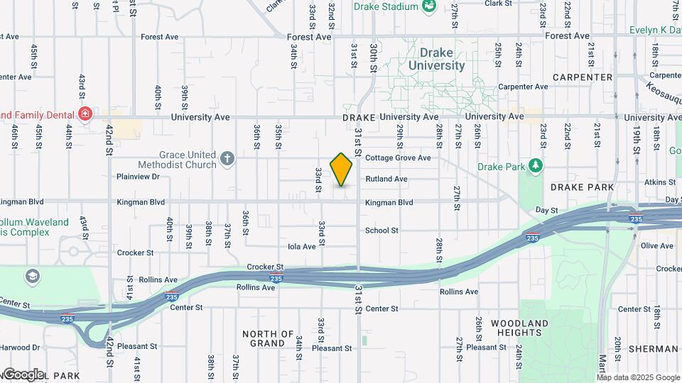 3125 Kingman Blvd Map and Location Details