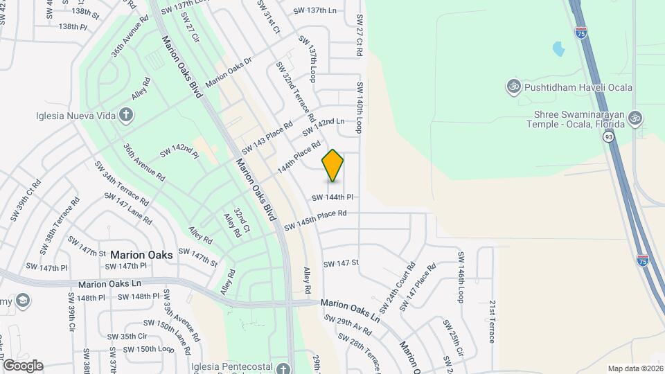 14431 SW 32nd Terrace Rd Map and Location Details